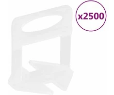 Plytelių išlyginimo spaustukai, 2500vnt., 2mm