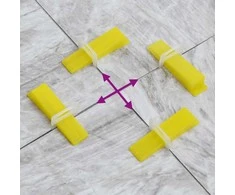 Plytelių išlyginimo spaustukai, 250vnt., 1mm