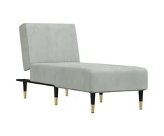 Sofa Poilsio gultas, šviesiai pilkos spalvos, aksomas