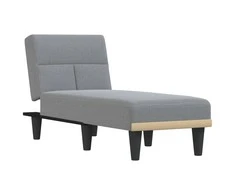 Sofa Poilsio gultas, šviesiai pilkos spalvos, audinys