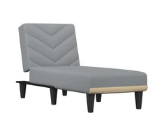 Sofa Poilsio gultas, šviesiai pilkos spalvos, audinys