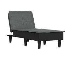 Sofa Poilsio gultas, tamsiai pilkos spalvos, audinys
