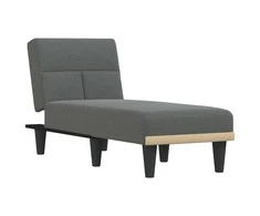 Sofa Poilsio gultas, tamsiai pilkos spalvos, audinys