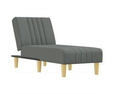 Sofa Poilsio gultas, tamsiai pilkos spalvos, audinys