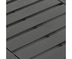 Sodo stalas, antracito spalvos, 78x55x38cm, plastikas