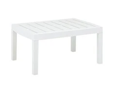 Sodo stalas, baltos spalvos, 78x55x38cm, plastikas