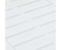 Sodo stalas, baltos spalvos, 78x55x38cm, plastikas