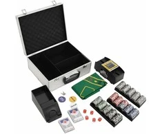 Pokerio žetonų rinkinys, 300vnt., 11,5g