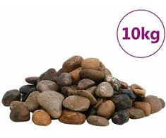 Poliruoti akmenukai, įvairių spalvų, 10kg, 2–5cm