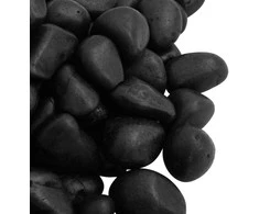Poliruoti akmenukai, juodos spalvos, 10kg, 2–5cm