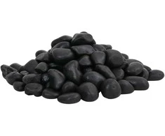Poliruoti akmenukai, juodos spalvos, 25kg, 2–5cm