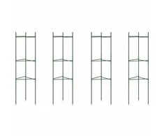 Pomidorų narvai, 4vnt., 116 cm Plienas ir PP
