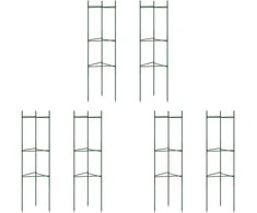 Pomidorų narvai, 6vnt., 116 cm Plienas ir PP