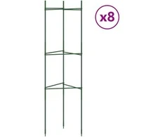 Pomidorų narvai, 8vnt., 116 cm Plienas ir PP