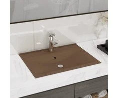 Prabangus praustuvas, matinis kreminis, 60x46cm, keramika