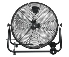 Pramoninis ventiliatorius, juodas, 60cm, 172,5W, būgno formos