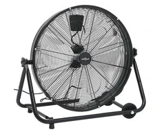 Pramoninis ventiliatorius, juodas, 60cm, 172,5W, būgno formos