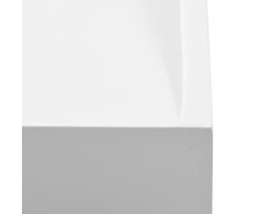 Praustuvas, 120x46x11cm, baltas, mineral. miš./lietas marmuras