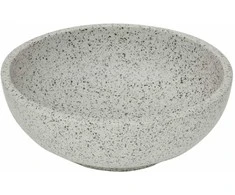 Praustuvas ant stalviršio, pilkas, 41x14cm, keramika, apskritas