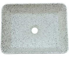 Praustuvas, pilkas ir mėlynas, 46x35,5x13cm, keramika