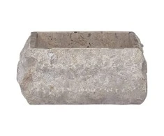Praustuvas, pilkos spalvos, 30x30x13cm, marmuras