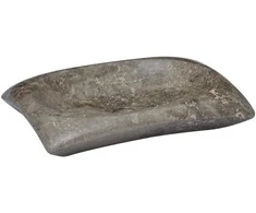 Praustuvas, pilkos spalvos, 50x35x10cm, marmuras