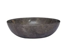 Praustuvas, pilkos spalvos, skersmuo 40x12cm, marmuras
