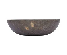 Praustuvas, pilkos spalvos, skersmuo 40x12cm, marmuras
