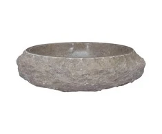 Praustuvas, pilkos spalvos, skersmuo 40x12cm, marmuras