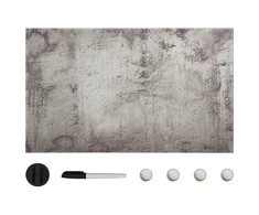 Prie sienos montuojama magnetinė lenta, 100x60cm, stiklas