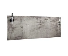 Prie sienos montuojama magnetinė lenta, 60x20cm, stiklas