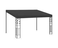 Prie sienos montuojama pavėsinė, antracito, 4x3x2,5m