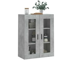 Prie sienos montuojama spintelė, betono pilka, 69,5x34x90cm