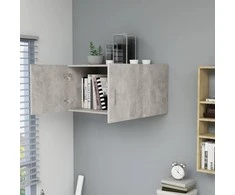 Prie sienos montuojama spintelė, betono, 80x39x40cm, mediena
