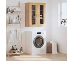 Prie sienos montuojama spintelė, sonoma ąžuolo, 69,5x34x90cm