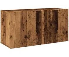 TV staliukas Prie sienos montuojama TV spintelė, medienos, 80x30x41cm