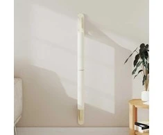 Prie sienos montuojamas draskymo stovas katėms, 109cm, sizalis