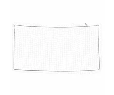 Priekabos tinklas su elastine virve, baltas, 7x3,5m, PP