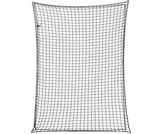 Priekabos tinklas su elastine virve, juodas, 4x3m, PP