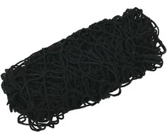 Priekabos tinklas su elastine virve, juodas, 4x2,5m, PP