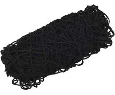 Priekabos tinklas su elastine virve, juodas, 3x1,65m, PP