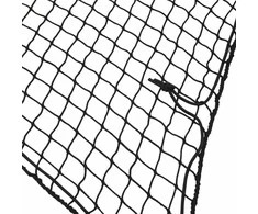 Priekabos tinklas su elastine virve, juodas, 3,5x3m, PP