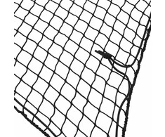 Priekabos tinklas su elastine virve, juodas, 8x3,5m, PP