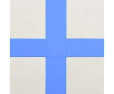 Pripučiamas gimnastikos kilimėlis, mėlynas, 800x100x15cm, PVC