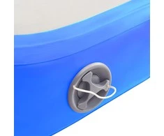 Pripučiamas gimnastikos kilimėlis, mėlynas, 300x100x20cm, PVC