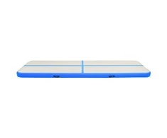 Pripučiamas gimnastikos kilimėlis, mėlynas, 600x100x15cm, PVC