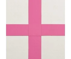 Pripučiamas gimnastikos kilimėlis, rožinis, 200x200x15cm, PVC