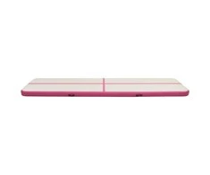 Pripučiamas gimnastikos kilimėlis, rožinis, 700x100x20cm, PVC