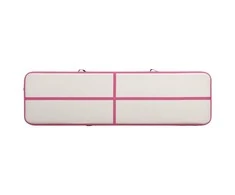 Pripučiamas gimnastikos kilimėlis, rožinis, 700x100x15cm, PVC