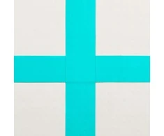Pripučiamas gimnastikos kilimėlis, žalias, 700x100x15cm, PVC